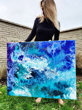 Load image into Gallery viewer, Blue Moon - 100 x 80 X 2 cm