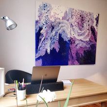 Load image into Gallery viewer, Pauline H Art Soulmates Abstract Artwork situ