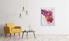 Load image into Gallery viewer, Pauline H Art On Fire Abstract Artwork situ
