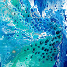 Load image into Gallery viewer, Pauline H Art Out Of The Blue Abstract Artwork
